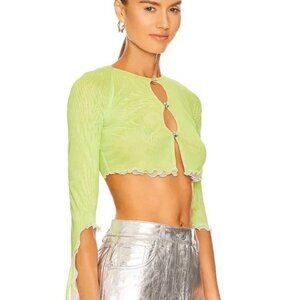 Poster Girl — Bedrock Top in Pickle (NWOT)